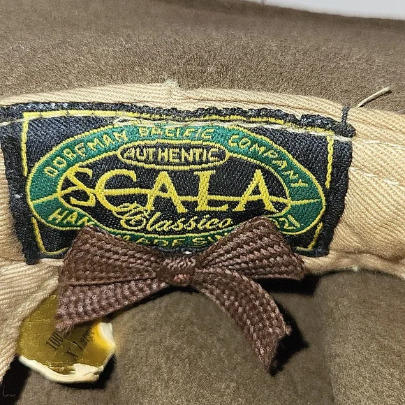 Men's Authentic Scala Brown Hat - Picture 9 of 14